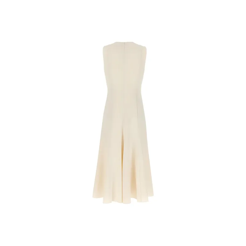 THEORY Crepe Flared Midi Dress-1