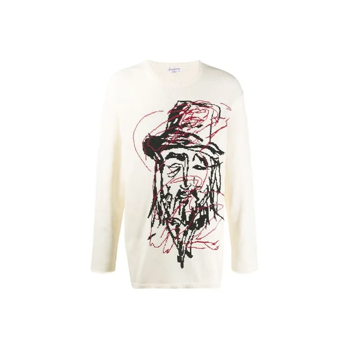 Yohji Yamamoto Sweaters Men Milk White-0
