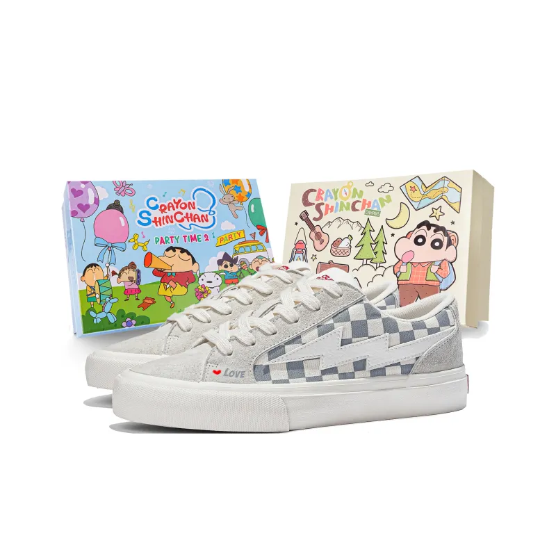 Crayon Shinchan Low Top Skateboard Shoes Unisex Gift Box Set-31