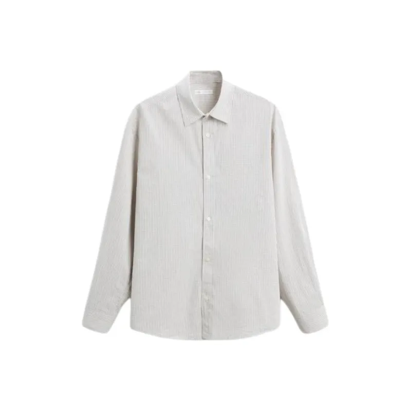 ZARA Shirts Men Red/Sea Blue-0