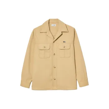 LACOSTE Shirts Men Beige