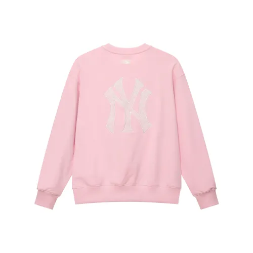 MLB MONOGRAM Collection New York Yankees SS25 Crewneck Sweatshirt Unisex Standard Pink