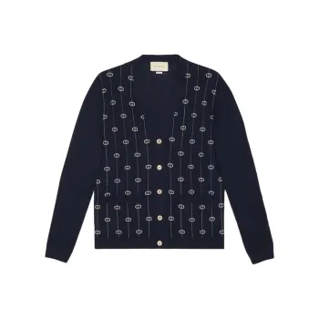 GUCCI Sweaters Men Blue