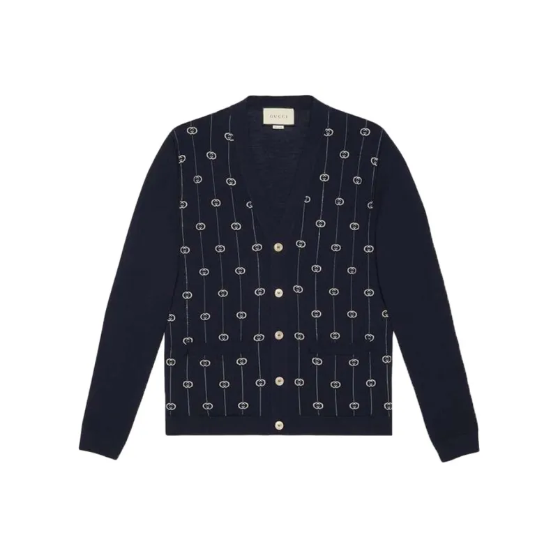 GUCCI Sweaters Men Blue-0