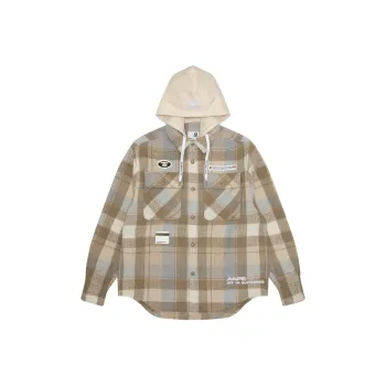 Aape Plaid check Hooded Jacket