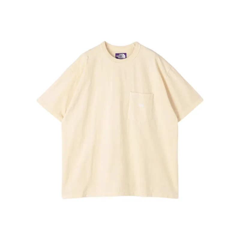 THE NORTH FACE PURPLE LABEL Monkey Time Collection SS24 Drop Shoulder Sleeve T-Shirt Unisex Beige-0