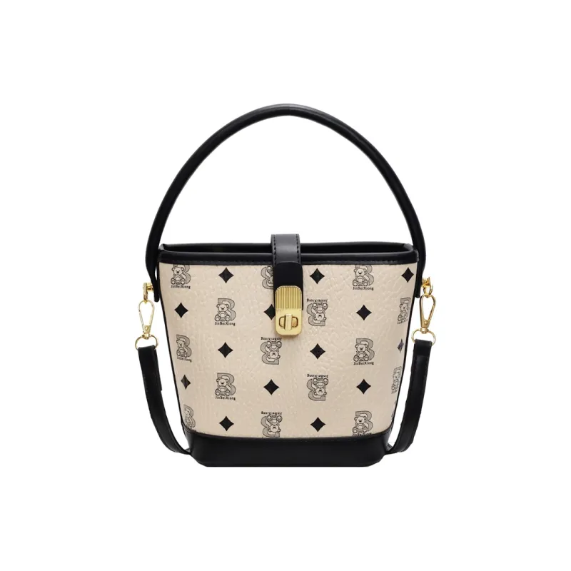 HCXK PU Handbag, Shoulder Bag, Crossbody Bag Women's White & Black/Black/Brown/Pink/Khaki-0