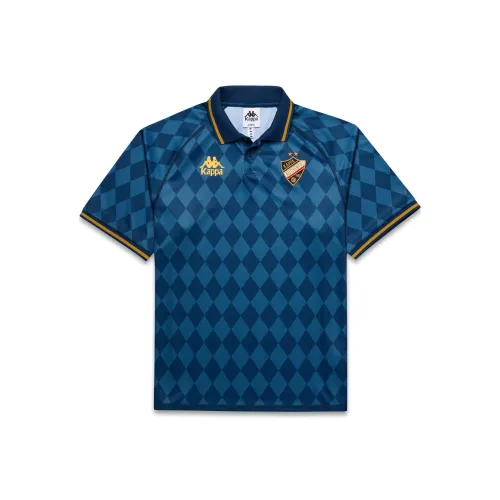 Kappa SS25 AUTHENTIC NEKODA Polo Shirt Men's Blue Gold
