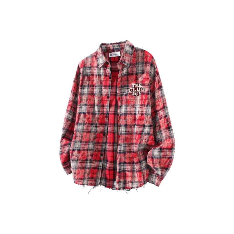 Tre Club Shirt Unisex Washable Red-0