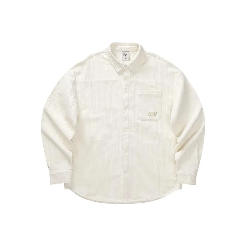 Skechers Colorful Shirt Men's Marshmallow White-0