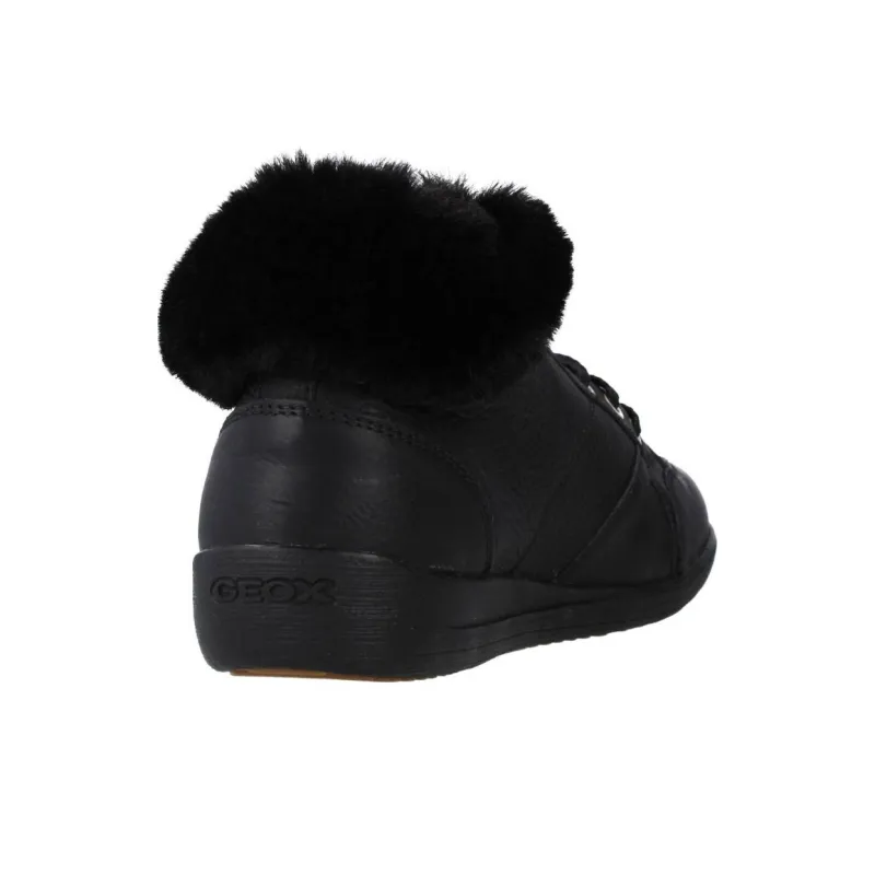 GEOX D MYRIA E High Top Skateboard Shoes Women's Black-4