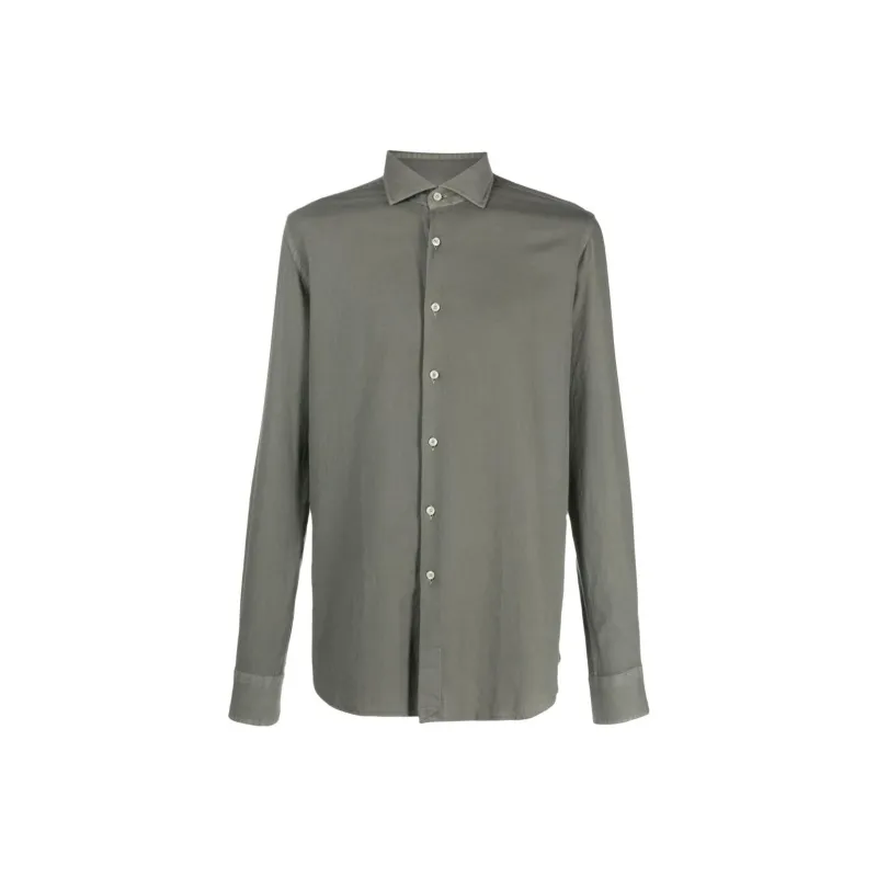 XACUS Cutaway collar Cotton Shirt-0