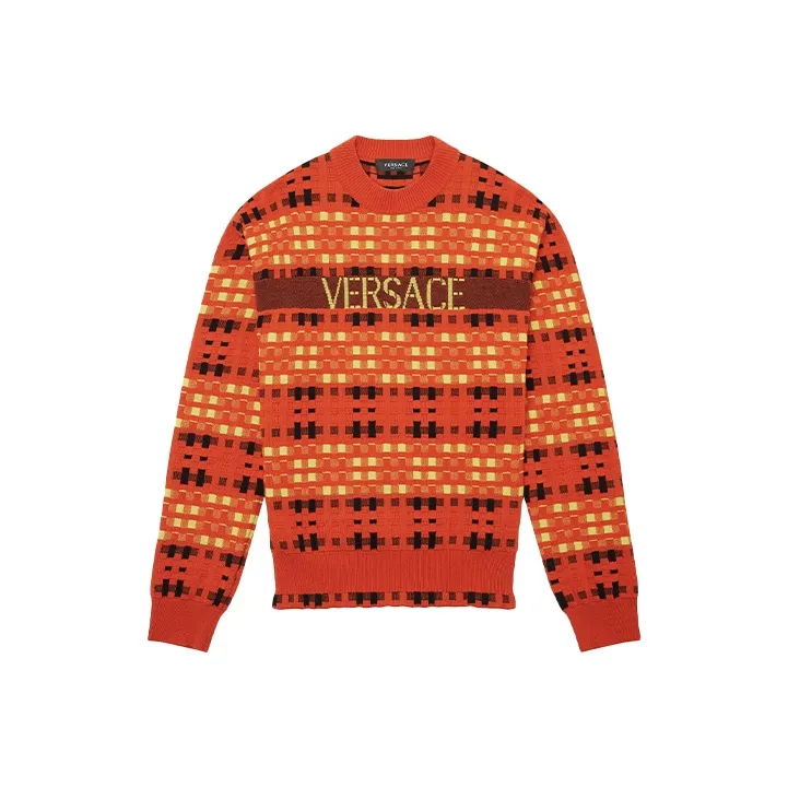VERSACE Sweaters Men Red-0