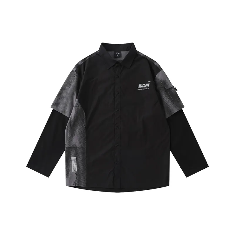 LAMLICKA Shirts Men Black-0