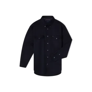 Tommy Hilfiger Shirt Coat Men's Navy Blue
