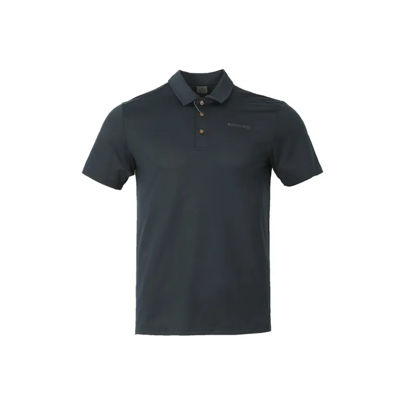 Rock Cloud Polo Shirt Men's Graphite Gray-0