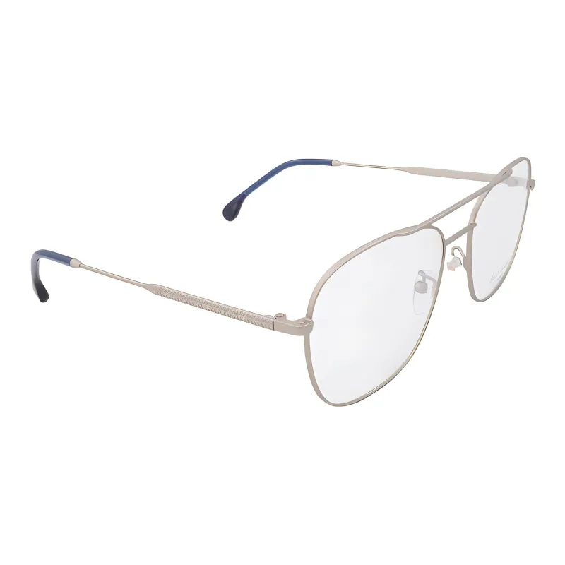 Paul Smith Metal Irregular Shape Eyeglass Frames Unisex Silver-1