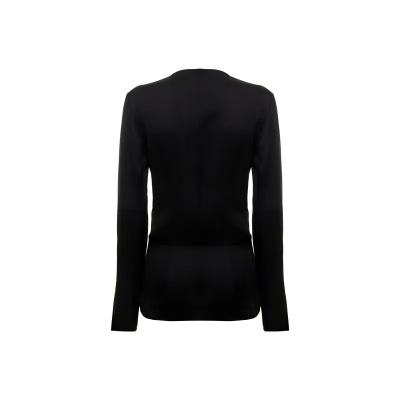 Givenchy Long Sleeve Wrap Top-1