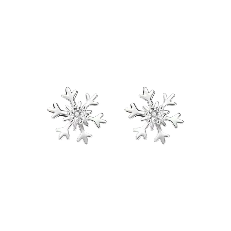 MIDNIGHT MOMENT S999 Silver Stud Earrings Women's-0