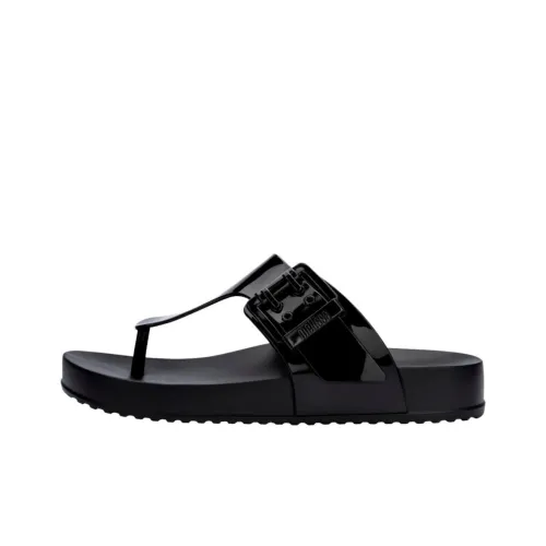 MELISSA Abrasion Resistant Flip Flops Women's Black