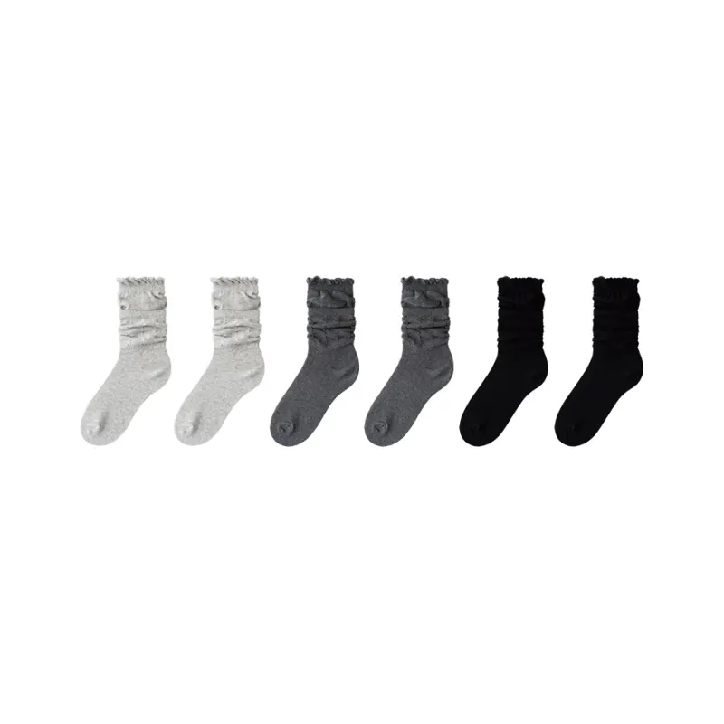 Cotton Gene Mid Calf Socks Women's Combo Set-39
