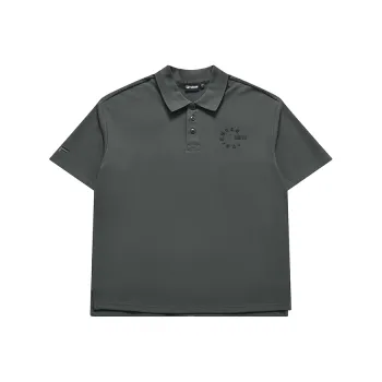 FILA FUSION Polo Shirt Men's Honey Phantom Gray