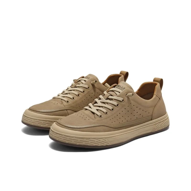 BELLE Anti Slip Wear Resistant Low Top Skateboard Shoes Men's-3