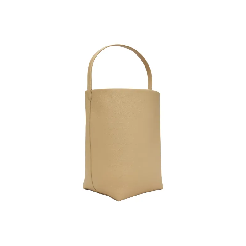 THE ROW N/S Park Leather Shoulder Bag Tubas Women's Beige-2
