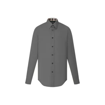 Burberry Shirts Men Gray