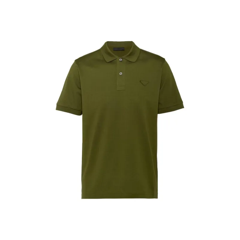 PRADA Polo Shirt Men's Army Green-0