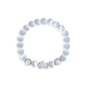 Danfu Glass Cat Eye Bracelets Unisex