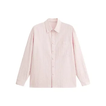 MODE COMMUTER Shirt Men's Pink Stripes