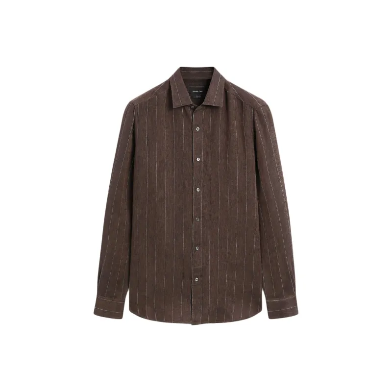 Massimo Dutti Shirt Men's Brown-0