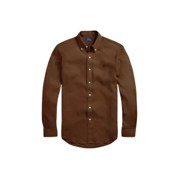 Polo Ralph Lauren Logo Embroidered Curved Hem Shirt