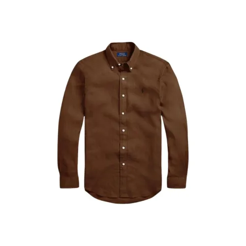 Polo Ralph Lauren Logo Embroidered Curved Hem Shirt