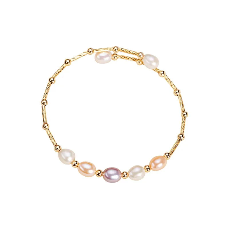 Andaozi Pearl Bangles Women's-3