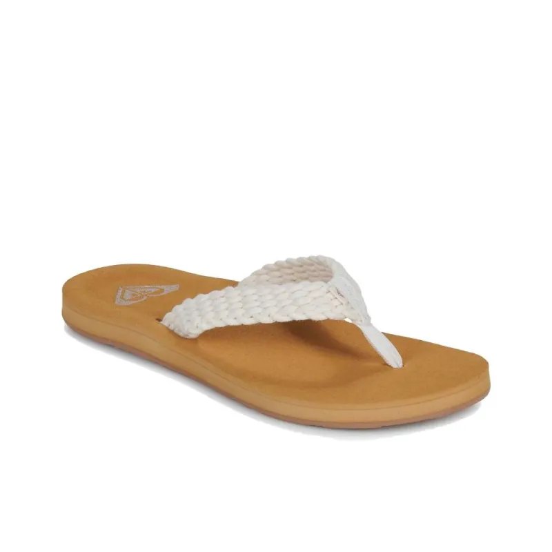 ROXY Abrasion Resistant Flip Flops Women's Yellow-1