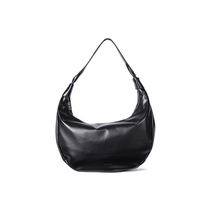Dubaolu Synthetic Leather Shoulder Bag Large Size Women's Ecru/Gray/Black-12