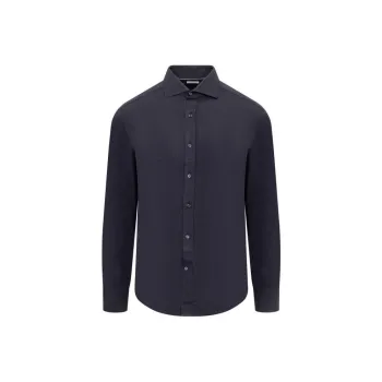 Brunello Cucinelli Collared Long Sleeved Shirt
