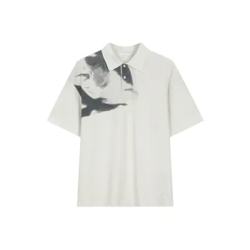 Bosieagender Polo Shirts Unisex Light Beige