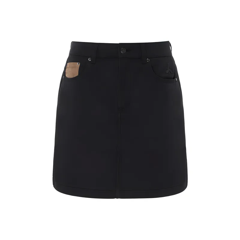 LI NING 1990 Casual Short Skirts Women's Black-1