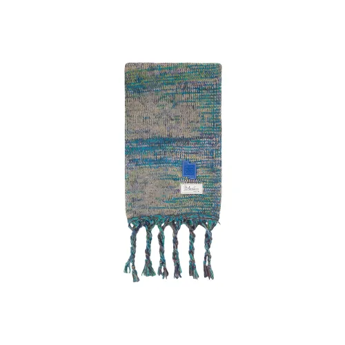 ADER ERROR Wool Knit Scarves Unisex Blue
