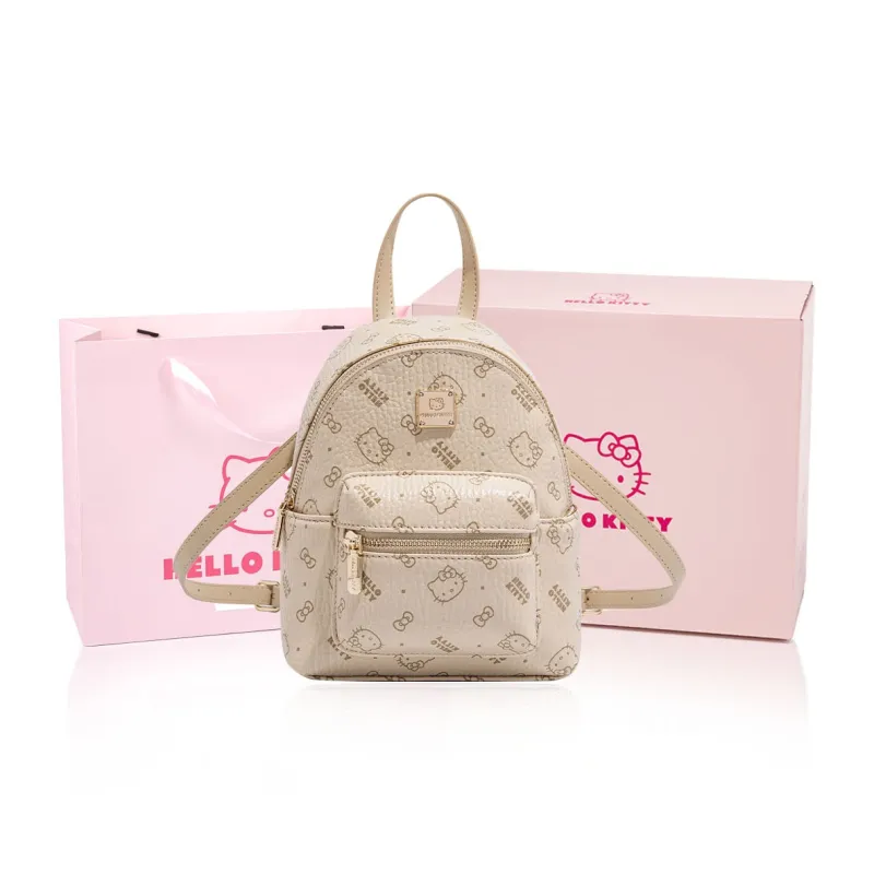 MESUCA Sanrio Hello Kitty Collaboration Kitty Series PU Backpack Women's Multicolor-10