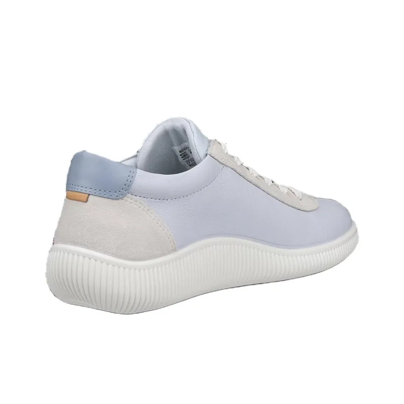 Ecco SOFT ZERO Anti Slip Wear Resistant Low Top Casual Shoes Women's Blue-1