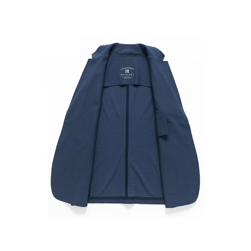 Devanro Business Suit Men's Royal Blue-2