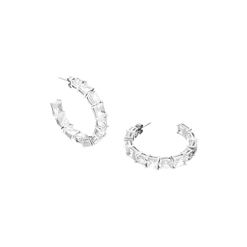CHIARA FERRAGNI Alloy With Zircon Earrings Women's Silver-0