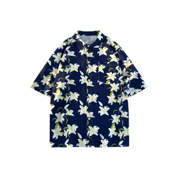 CariteSport Shirt Unisex Navy Blue Lily
