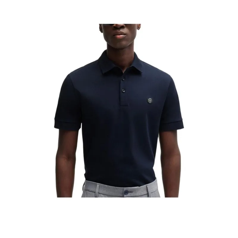 HUGO BOSS FW24 Polo Shirt Men's Dark Blue-0