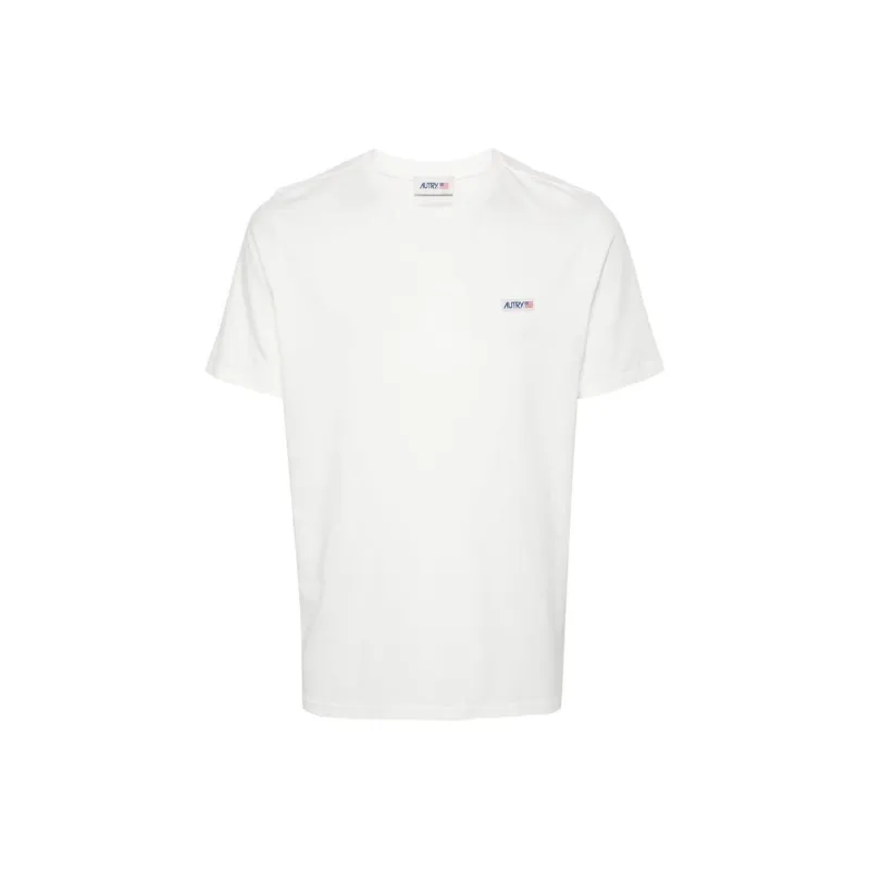 AUTRY Logo Label Crewneck T Shirt-0