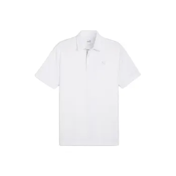 PUMA Solid Men's Golf Polo Polo Shirt Men's White